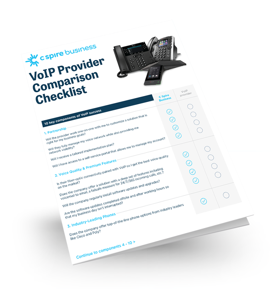 VoIP Provider Comparison Checklist