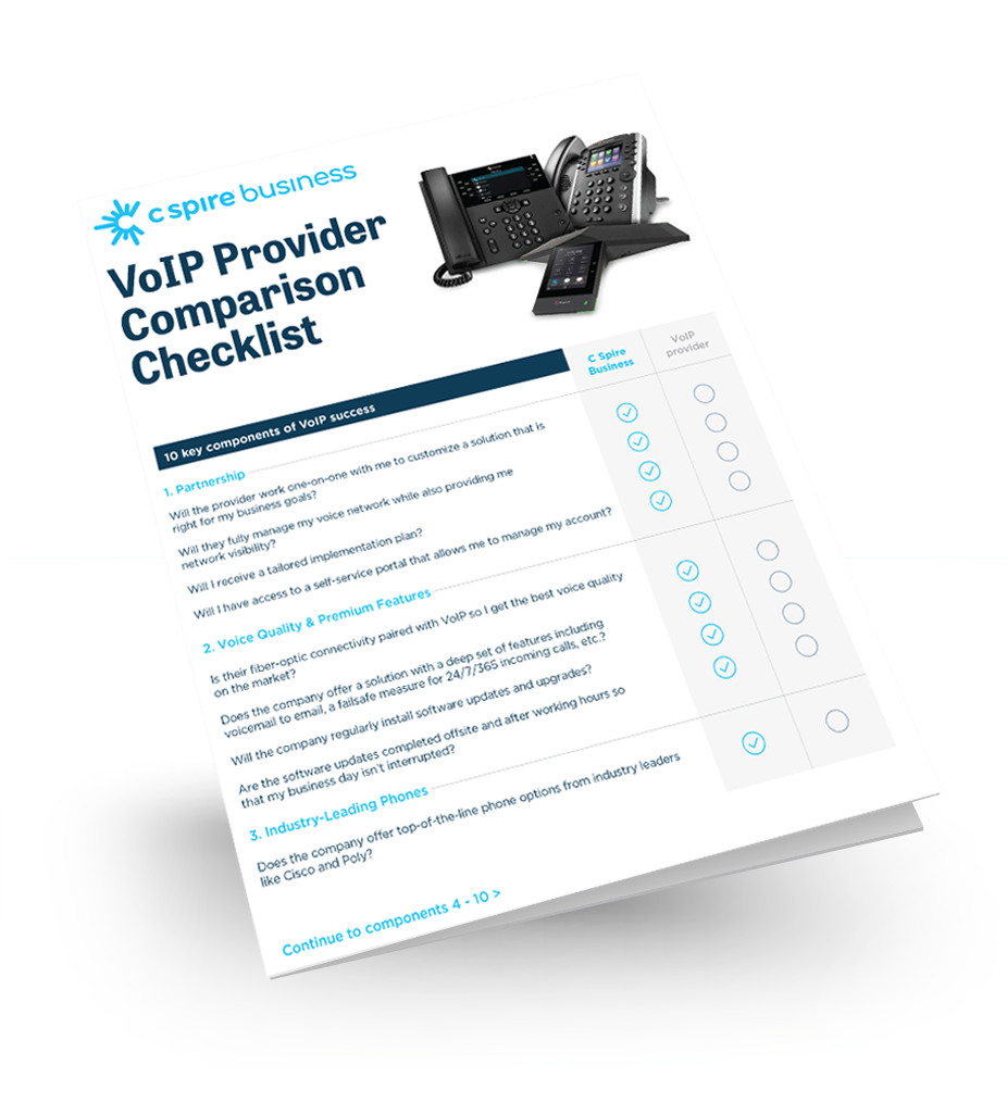 VoIP Provider Comparison Checklist